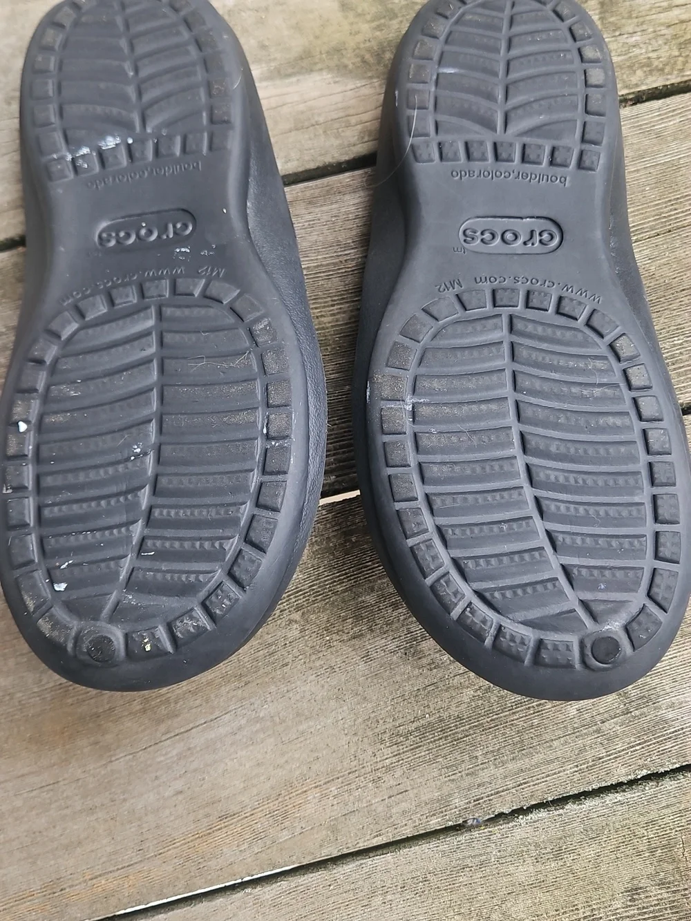 EUC Crocs Swiftwater flip flops - Picture 3 of 4